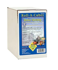 San Francisco Bay Brand Frozen Brine Shrimp - 216 Mini Cubes - 2 lb