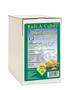 San Francisco Bay Brand Frozen Spirulina Brine Shrimp - 216 Cubes - 2 lb
