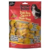 Savory Prime Beggar Bones Pork Skin, Chicken & Veggie Wraps Dog Treats - Medium - 6 Pack