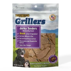 Savory Prime Girllers Jerky Tenders Dog Treats Duck - 4 Oz