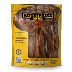 Savory Prime Supreme Rawhide Retriever Roll Beef - 4.8 Oz - 7 pk