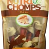 Scott Pet Nutri-Chomps Rawhide-Free Knots Wrapped in Chicken Natural Dog Chew Treats - 4" Inches - 7 Count