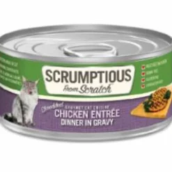 Scrumptious Cat Chicken Gravy Canned Cat Food - 2.8 Oz - Case of 12