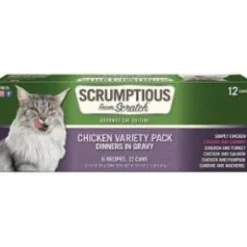 Scrumptious Cat Chicken Variety Pack Canned Cat Food - 2.8 Oz - Case of 12