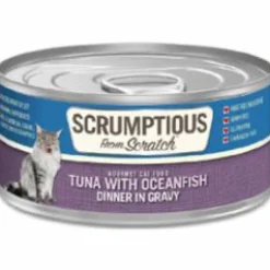 Scrumptious Cat Tuna Ocean Fish Canned Cat Food - 2.8 Oz - Case of 12