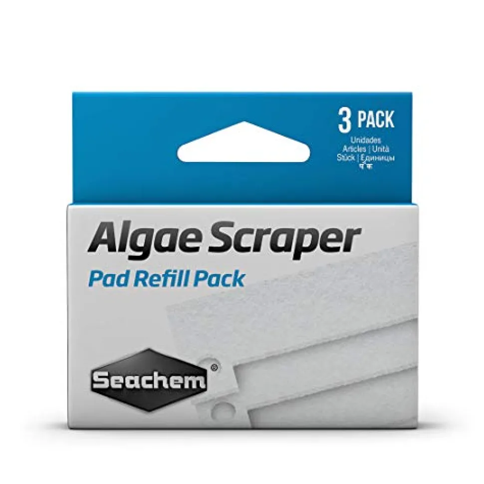 Seachem Algae Scraper Replacement Scrub Pads - 3 pk