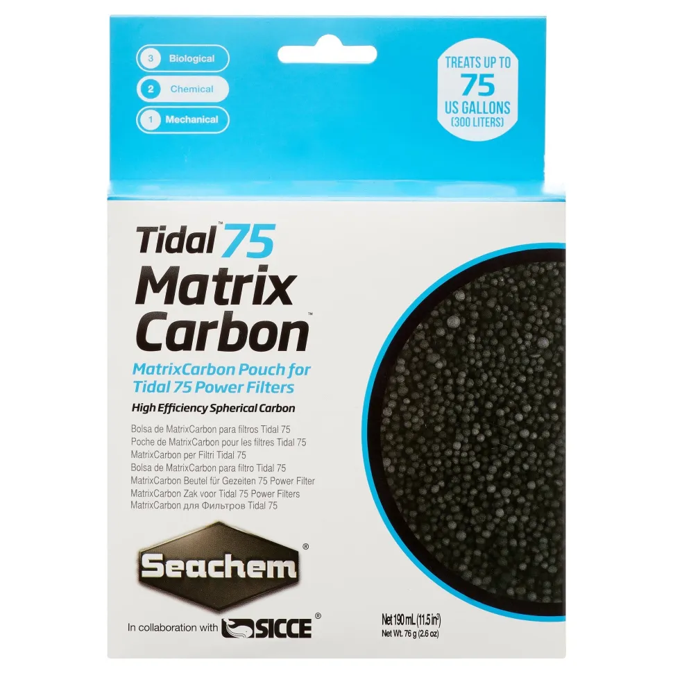 Seachem Tidal 75 Matrix Carbon - 190 ml (Bagged)