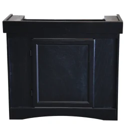 Seapora Monarch Cabinet Stand - Black - 30" x 12"