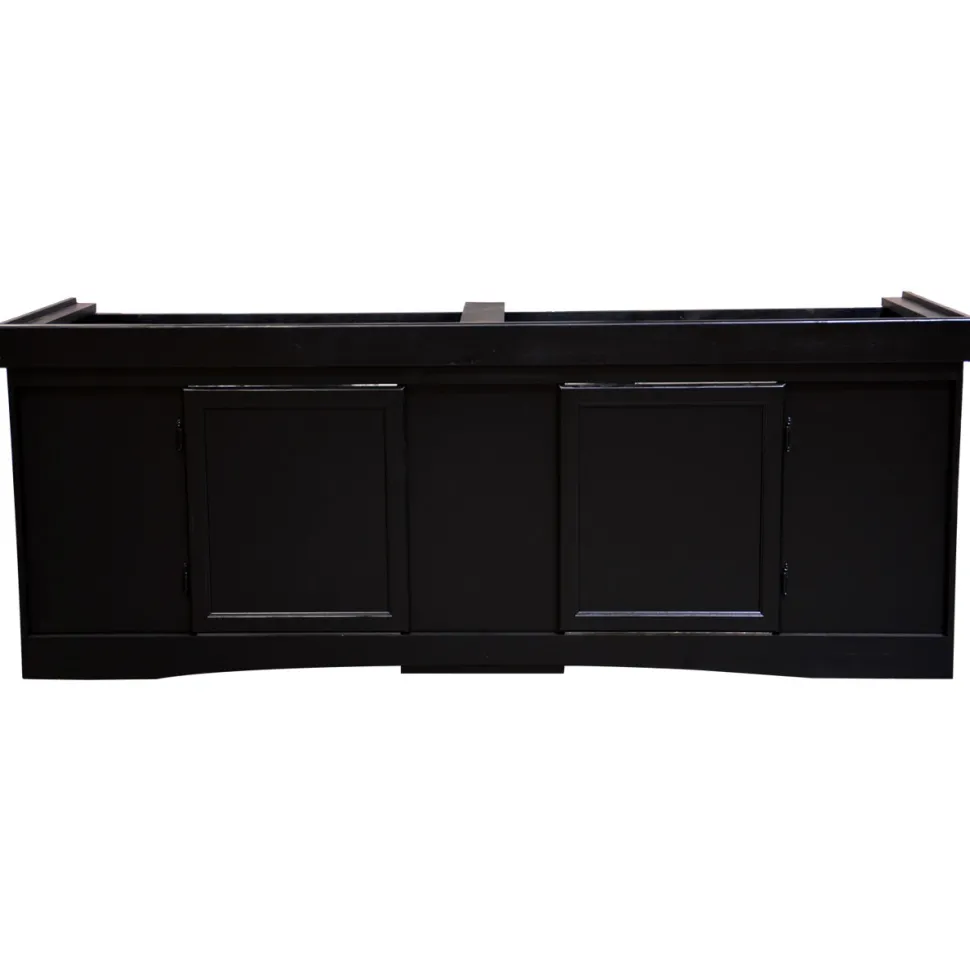 Seapora Monarch Cabinet Stand - Black - 72" x 24"