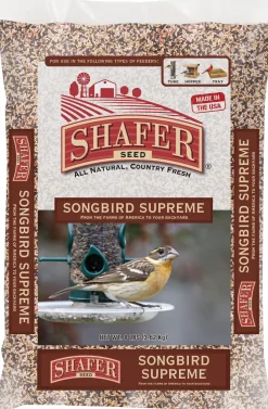 Shafer Songbird Supreme Wild Bird Food Seed Mix - 40 Lbs