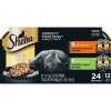 Sheba Perfect Portions Cuts Chicken/Turkey/Salmon Twin Multi-Pack Wet Cat Food - 2.65 oz - Case of 24