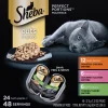 Sheba Perfect Portions Mixed Pate Chicken/Salmon/Turkey Twin Multi-Pack Wet Cat Food - 2.65 oz - Case of 36