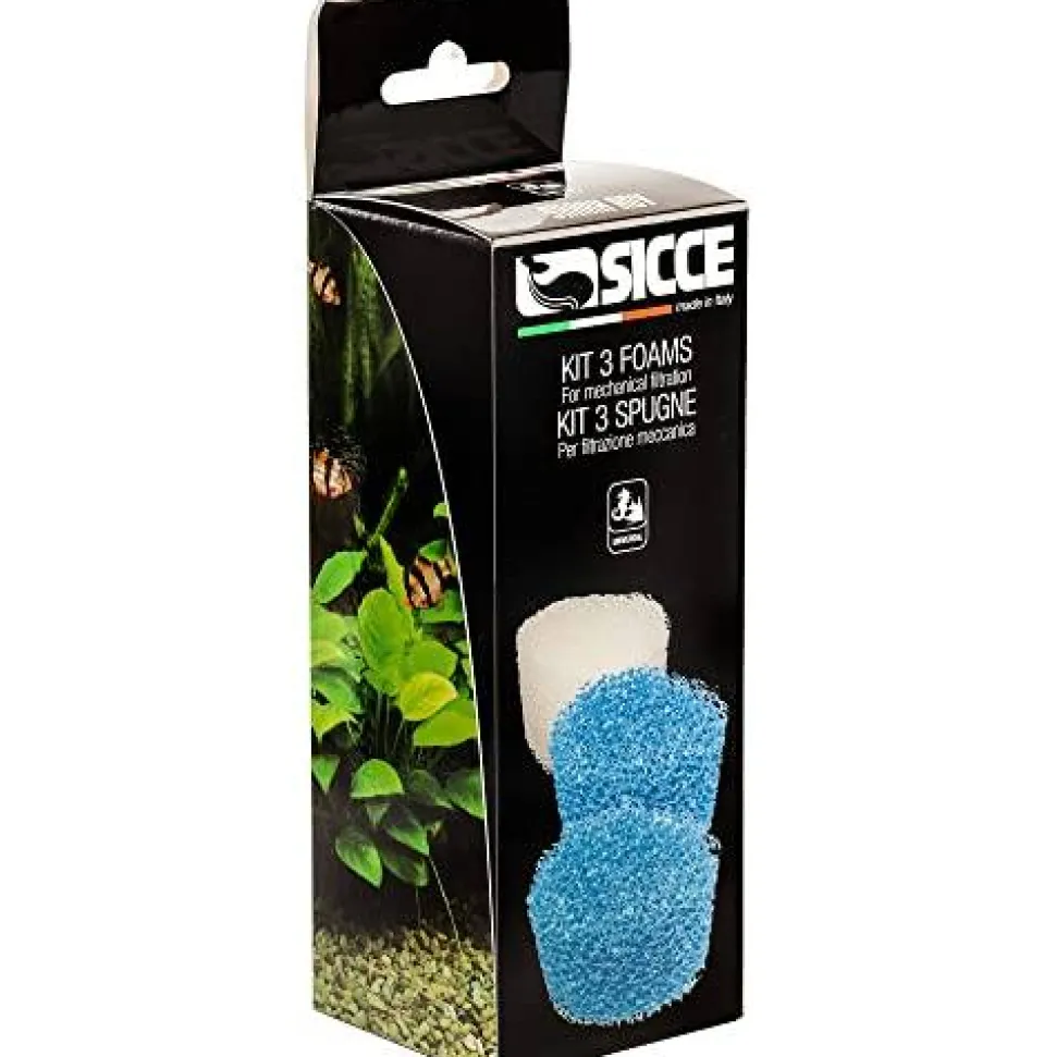 Sicce Foams for Micron Internal Filter - 2 pc - White