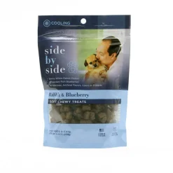 Side By Side Rabbit & Blueberry Soft Chew Training Treats Cooling Treats for Dogs & Cats