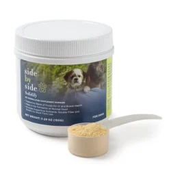 Side By Side Solidify Food Supplement Powder for G.I and Bowel Health Jar Dog Supplements