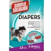 Simple Solution Disposable Dog Diapers - Medium - 12 Pack