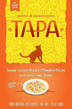 Simply 4 Ingredients Tapa Chicken & Pumpkin Wet Cat Food - 1.76 oz - Case of 8