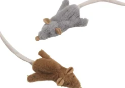 Skinneeez Mouse Toy with Catnip Assorted - 7 in