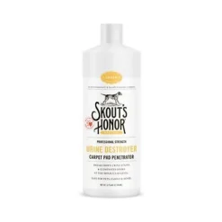 Skout's Honor Cat and Dog Urine Destroyer Carpet Pad Penetrator Stain and Odor Remover - 35 oz Bottle