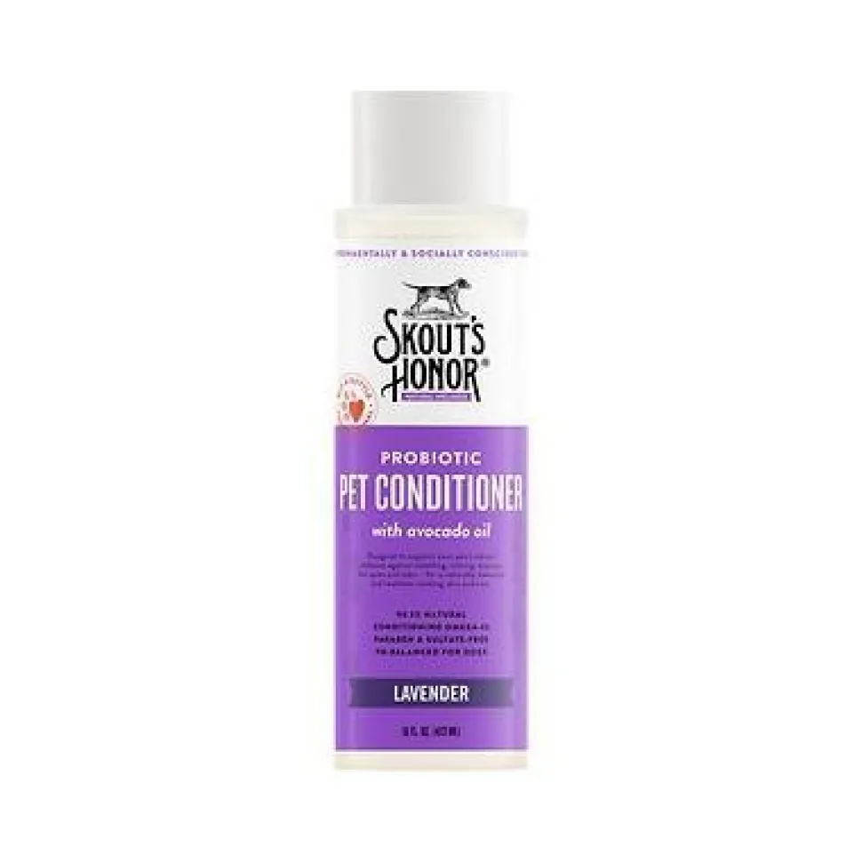 Skout's Honor Cat and Dog Conditioner - Lavender - 16 oz Bottle