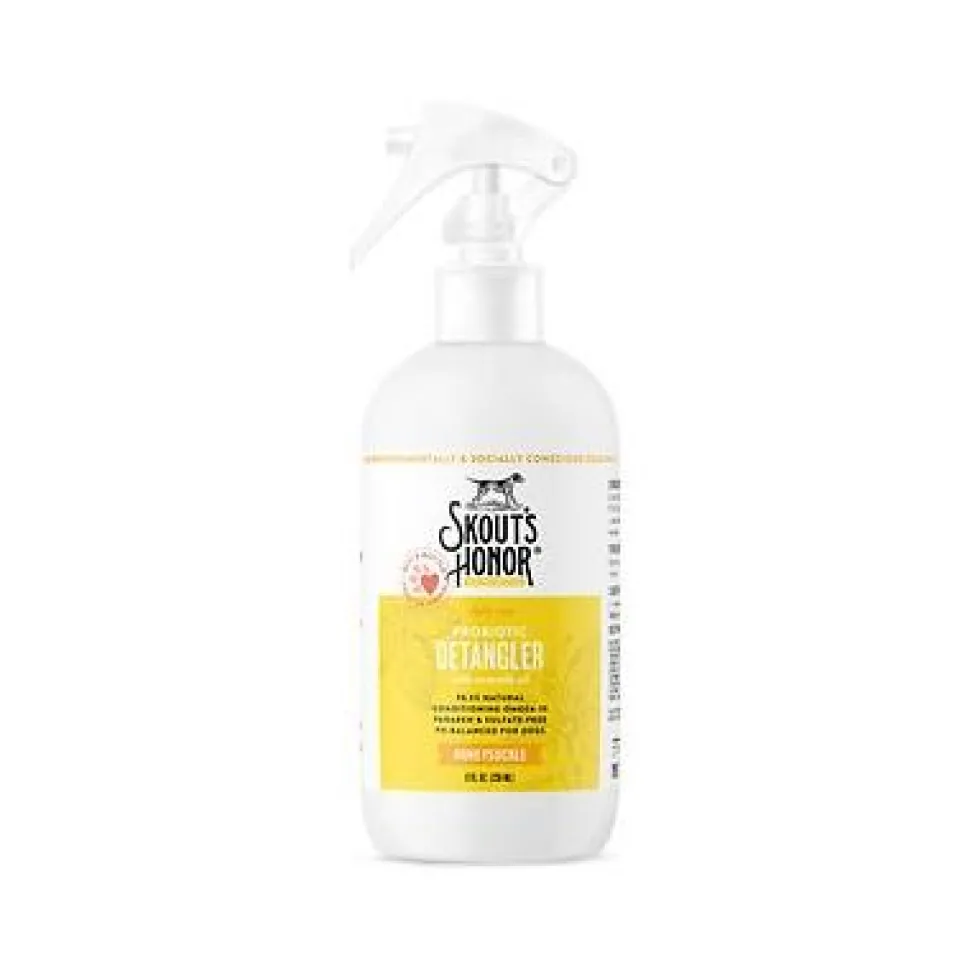Skout's Honor Cat and Dog Detangler - Honeysuckle - 8 oz Bottle