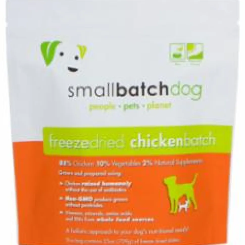 Small Batch Dog Freeze-Dried Sliders Chicken - 25 Oz