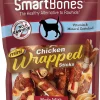 Smartbones Chicken Wrapped Sticks Dog Dental and Hard Chews - Chicken - Mini - 15 Pack