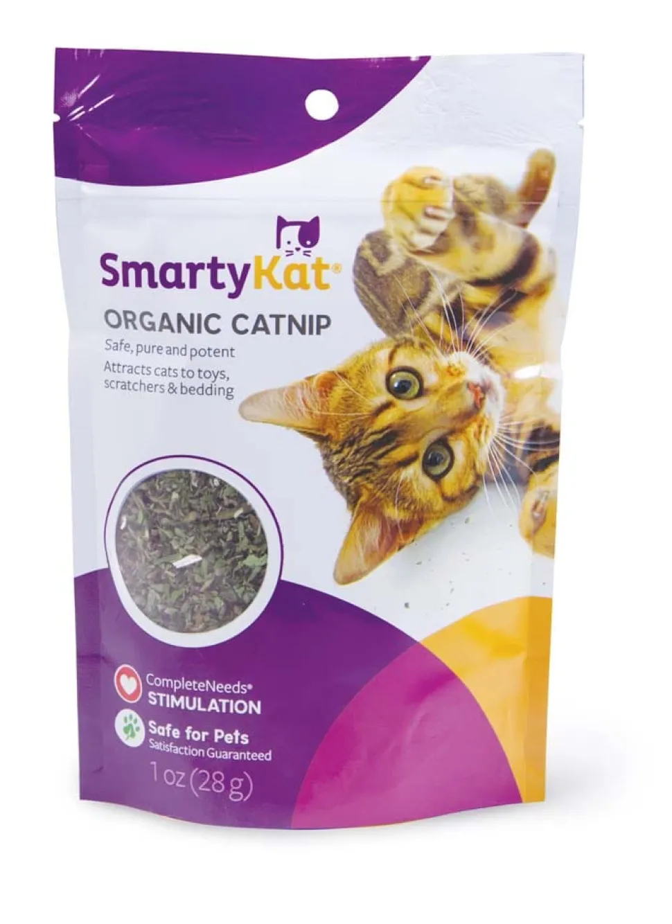 SmartyKat Certified Organic Catnip - 1 Oz