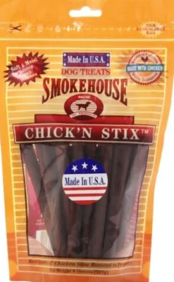 Smokehouse USA Chick'N Stix Natural Dog Chews - Chicken - 8 Oz