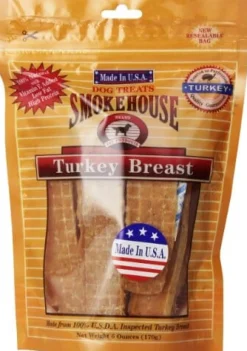 Smokehouse USA Turkey Breast Natural Dog Chews - Turkey - 6 Oz