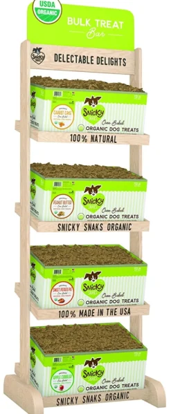 Snicky Snaks Organic Peanut Butter Cookie Dog Biscuits - 12 lbs