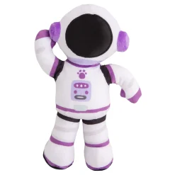 Snugarooz Aurora the Astronaut Squeak and Crinkle Plush Dog Toy