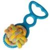 Snugarooz Grab N' Wag Rope and Rubber Tug Dog Toy - Assorted - 8" Inches