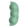 Snugarooz Pea Pods Dental Textured TPR Rubber Puppy Dog Toy - Green - 5" Inches