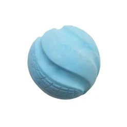 Snugarooz Sky Bounce Ballz Fetch and Toss Ball Dog Toy - Blue - 3" Inches