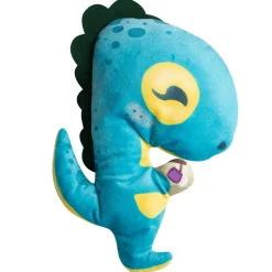 Snugarooz Tea-Rex Squeak and Crinkle Plush Dog Toy - 10" Inches
