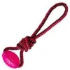 Snugarooz Tug Buddy Rubber and Tug Rope Dog toy - Assorted - 18" Inches
