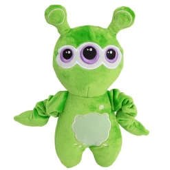 Snugarooz Venus The Alien Squeak and Crinkle Plush Dog Toy - 11" Inches