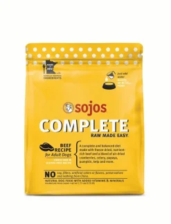 Sojos Freeze-Dried Dog Food Complete Adult Beef - 1.75 lbs