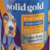 Solid Gold Fit and Fabulous Weight Control Chicken Loaf Sweet Potato and Beans Adult Canned Dog Food - 3.2 Oz - Case of 6