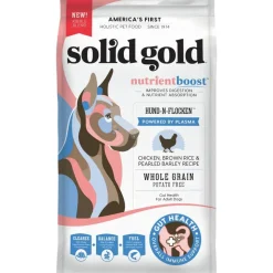 Solid Gold NutrientBoost Hund-N-Flocken with Chicken, Brown Rice & Pearled Barley Dry Dog Food