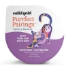 Solid Gold Purrfect Pairings Savory Mousse with Tuna and Goat Milk Wet Cat Food Tray - 2.75 Oz - Case of 18