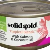 Solid Gold Tropical Blendz Grain-Free Salmon and Coconut Oil Pate Canned Cat Food - 3 Oz - Case of 24