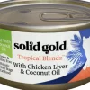 Solid Gold Tropical Blendz Grain-Free Chicken Liver and Coconut Oil Pate Canned Cat Food - 3 Oz - Case of 24