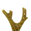 Spunky Pup Antler Y-Shape Chicken Flavored Dental Textured Nyon Durable Fetch Dog Toy