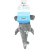 Spunky Pup Clean Earth Collection Shark Plush Squeak and Plush Dog Toy - Small