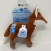 Spunky Pup Clean Earth Collection Fox Squeak and Plush Dog Toy - Small