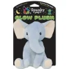 Spunky Pup Glow In the Dark Elephant Squeak and Plush Dog Toy - Small