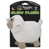 Spunky Pup Glow In the Dark Lamb Squeak and Plush Dog Toy - Large