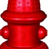 Spunky Pup Hydrant Treat Inserting Durable Rubber Dog Toy - Large